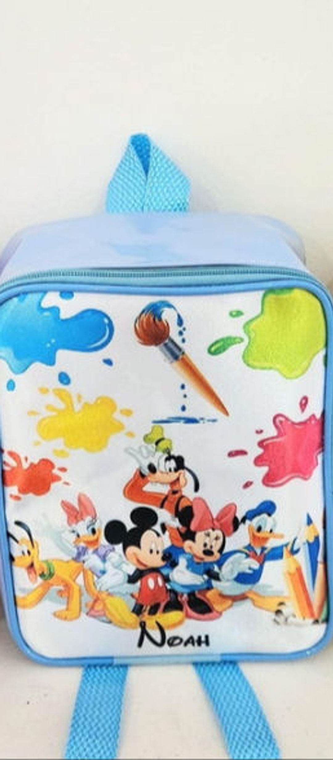 Mochila Personalizada Turma do Mickey Verniz Premium 