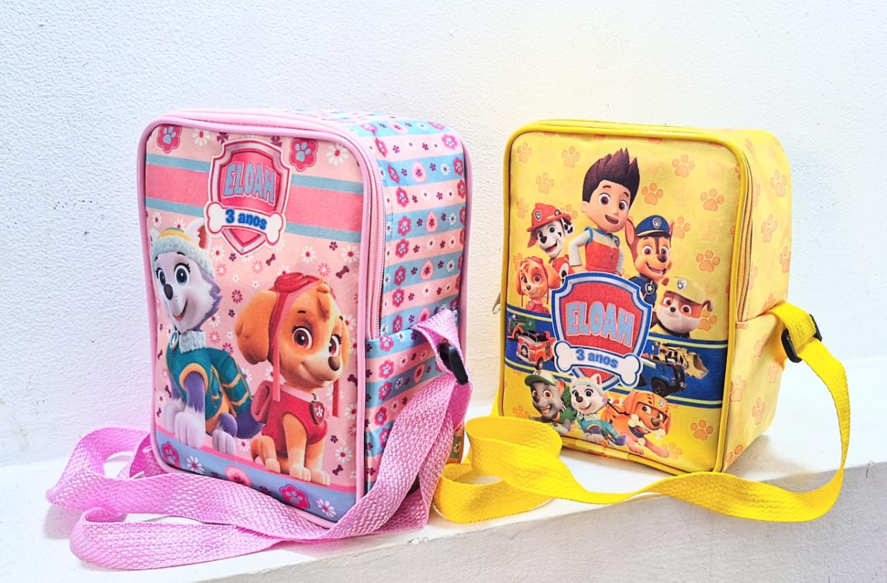 Mochila Personalizada Patrulha Canina Lateral Desenhada 