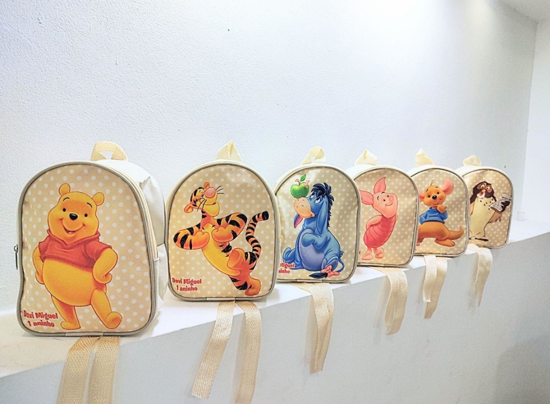 Mochila Personalizada Ursinho Pooh 