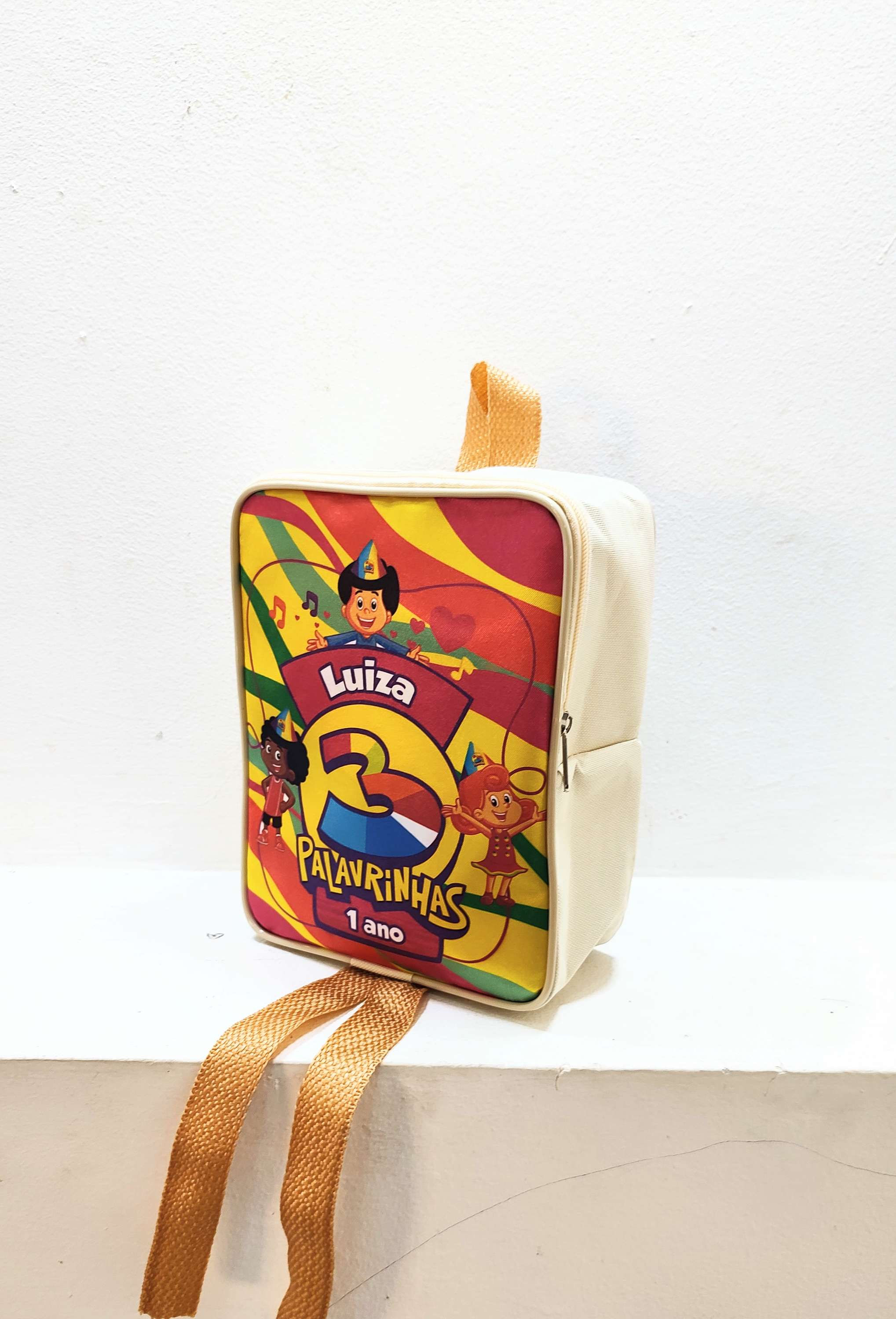 Mochila Personalizada Três Palavrinhas 