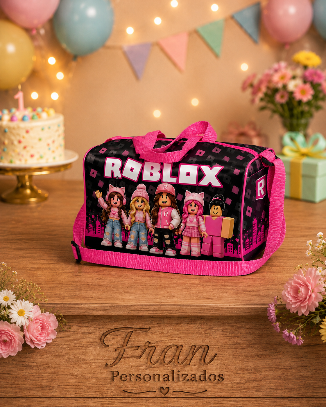 Mala Personalizada Roblox (Tam PMG)
