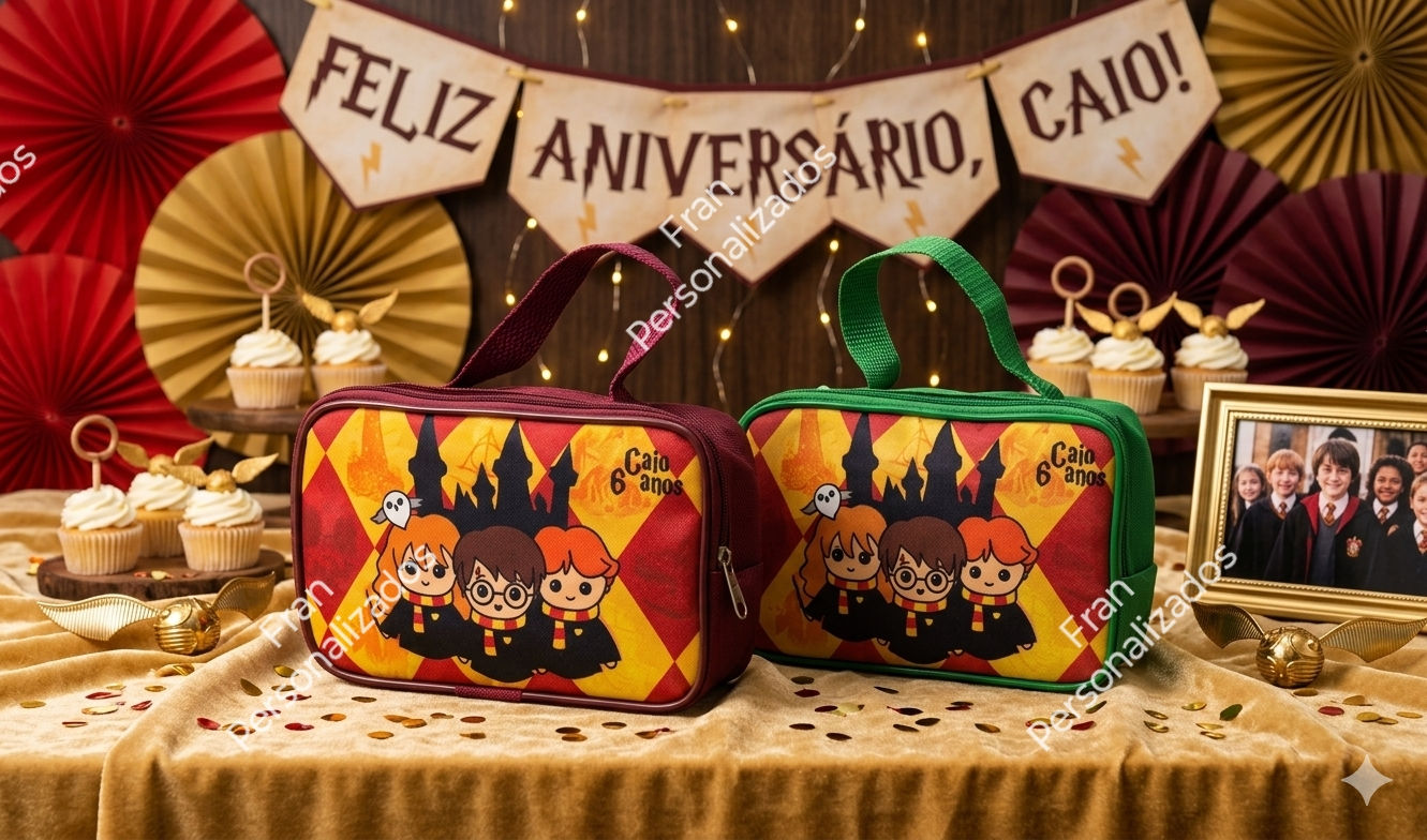 Maletinha Personalizado Festa Harry Potter