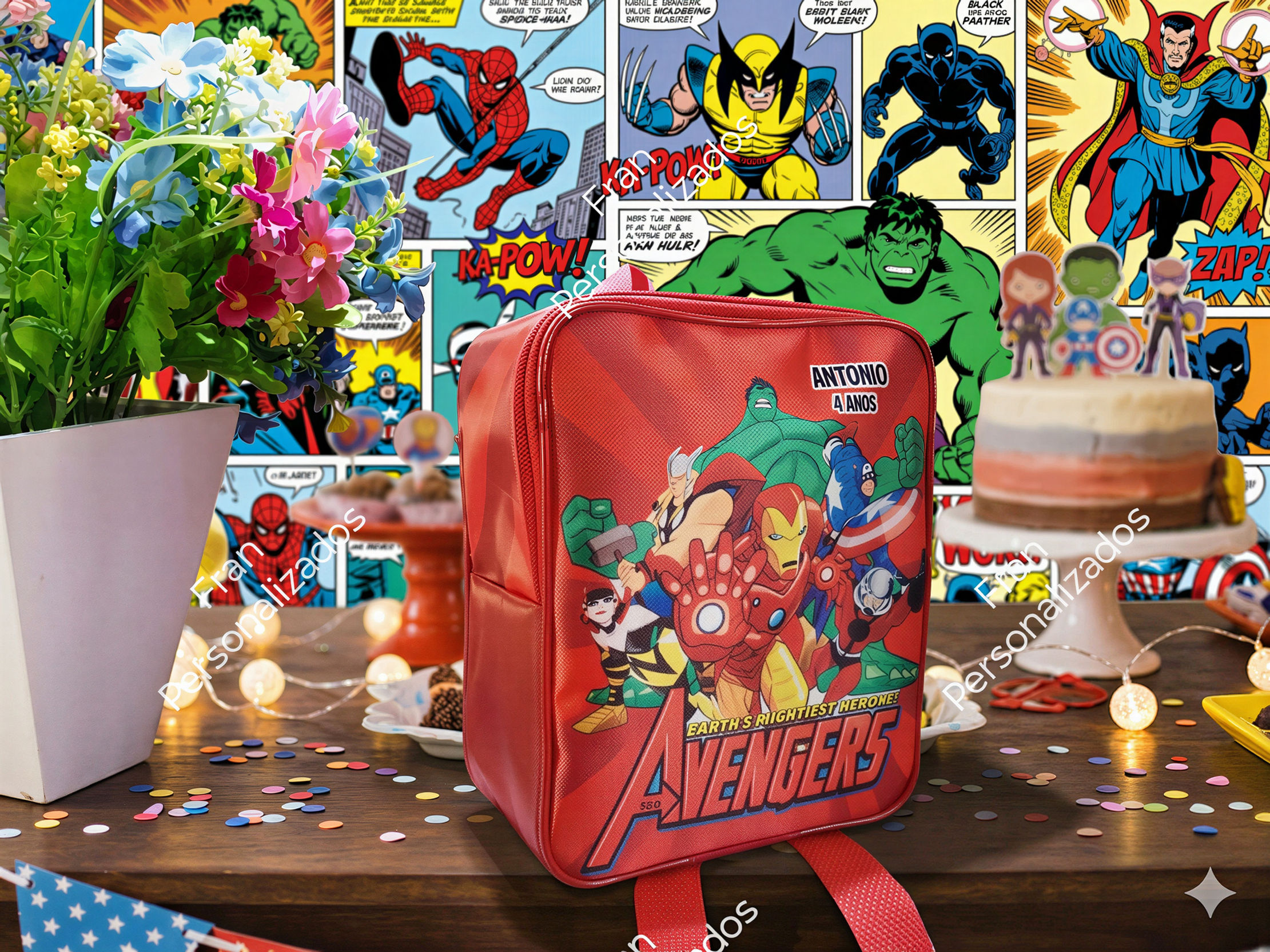 Mochila Personalizada Vingadores MARVEL