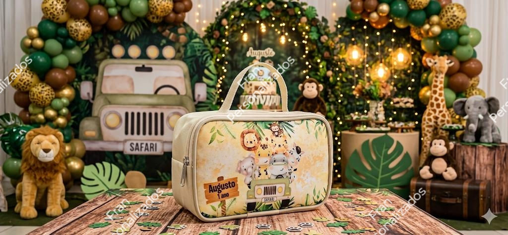 Maletinha Personalizada Safari Jipe