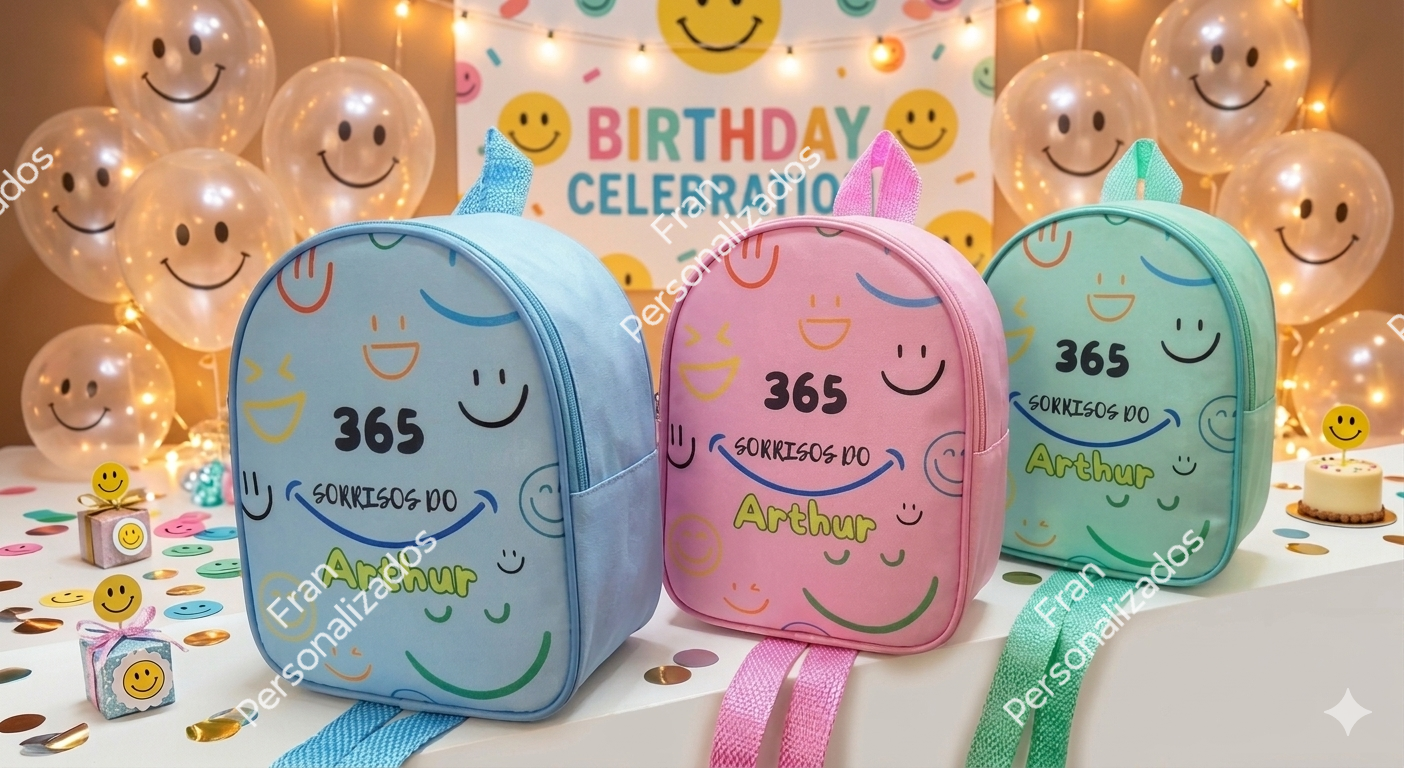 Mochila Personalizada 365 Sorrisos