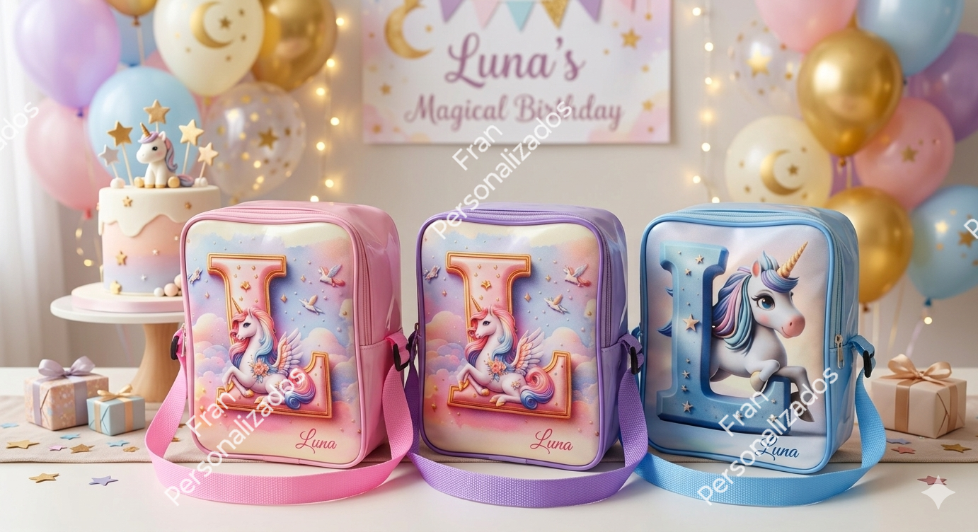 Maleta Personalizada Unicórnio em Verniz