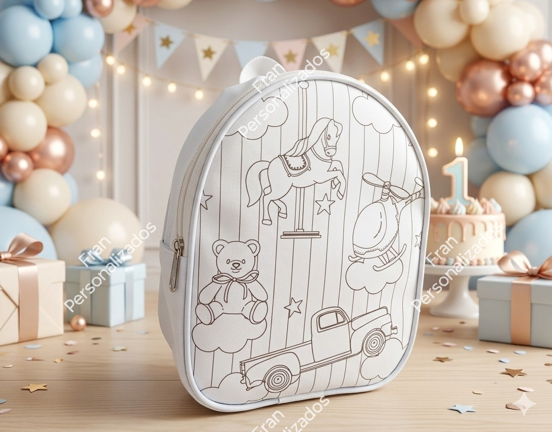 Mochila Personalizada para Colorir