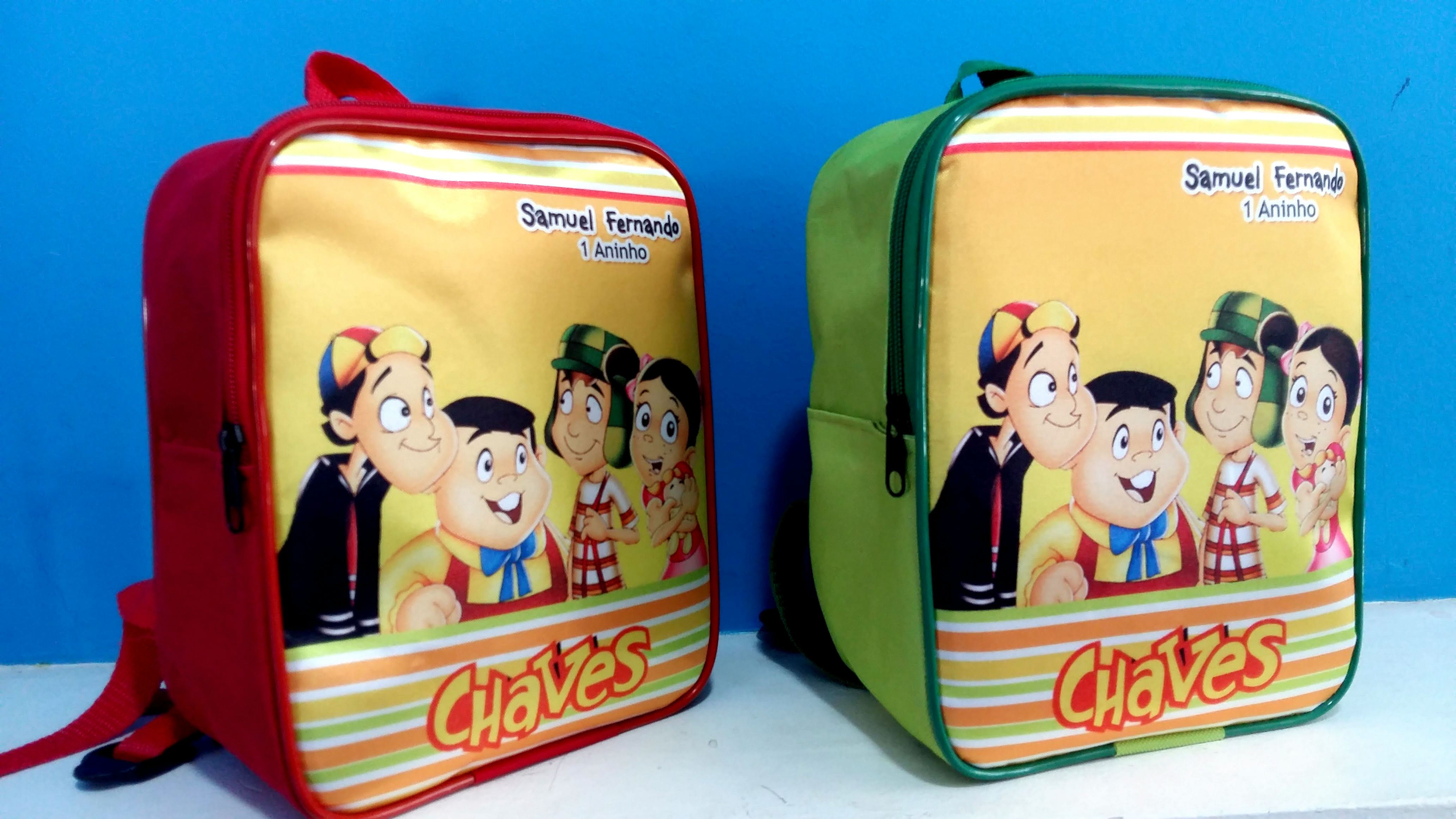 Mochila Personalizada Chaves e sua Turma