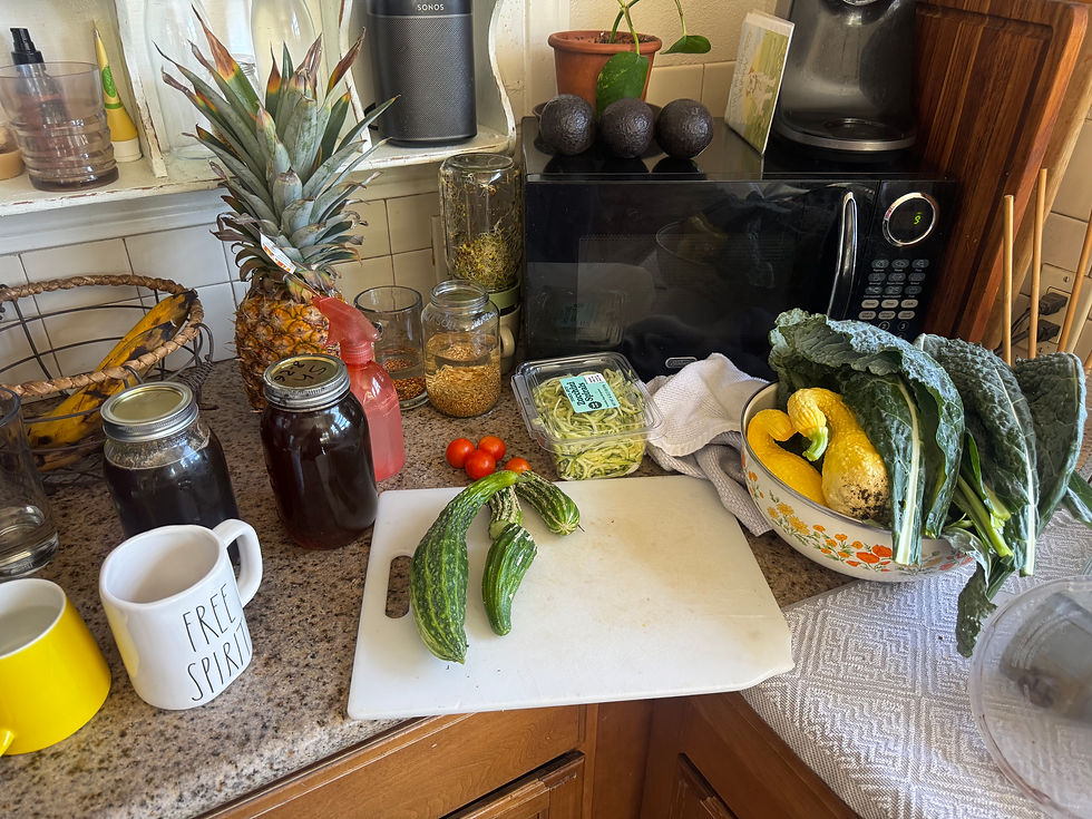 Morning Practice, RAW foods….