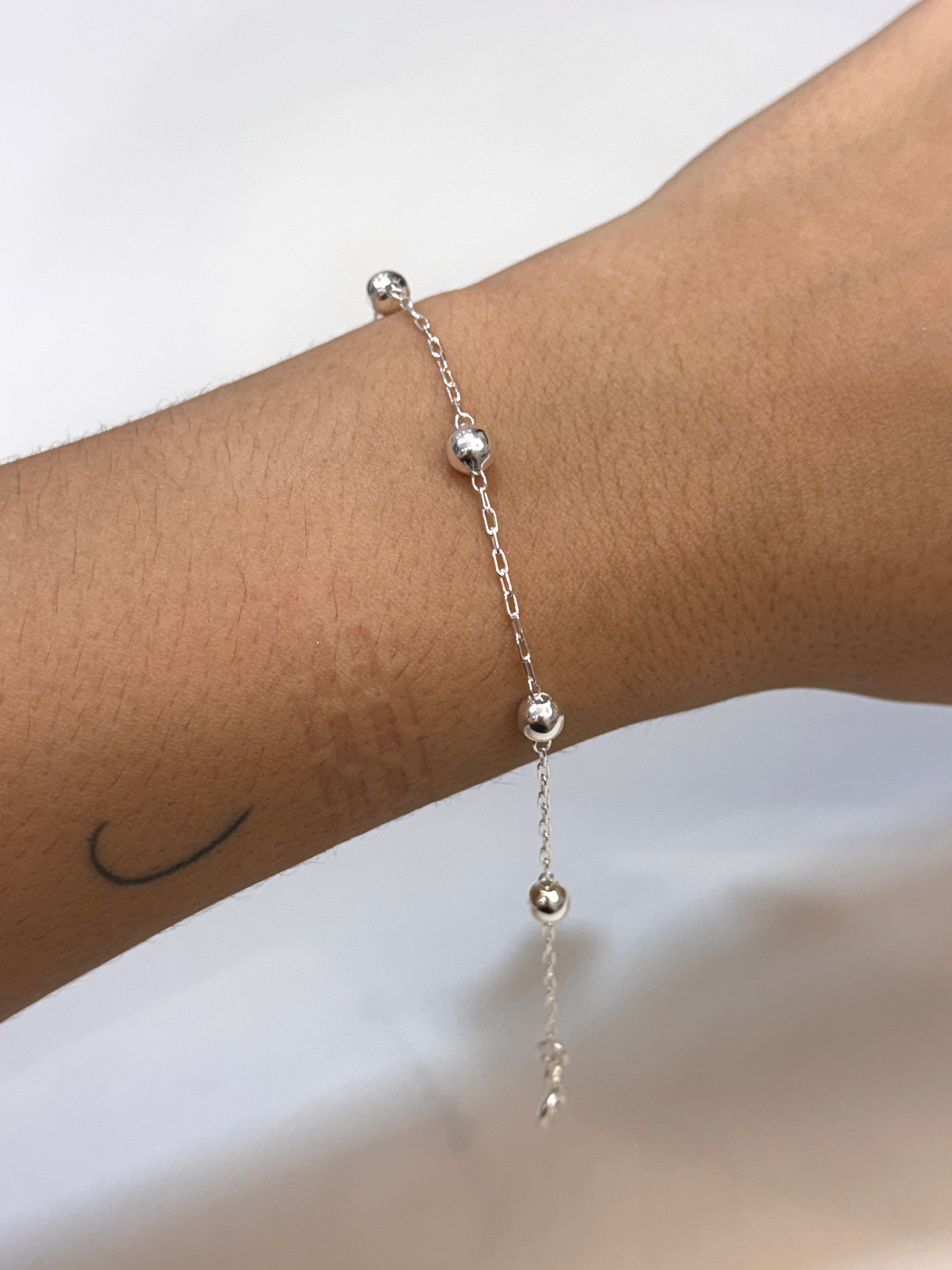 Pulseira esferas 5mm