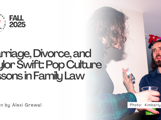 Two friends engage in a heated discussion at a birthday party. Text reflects the title and author of the article.