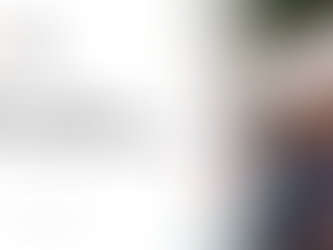 Woman speaks into microphone to crowd. Text repeats blog title and author name.