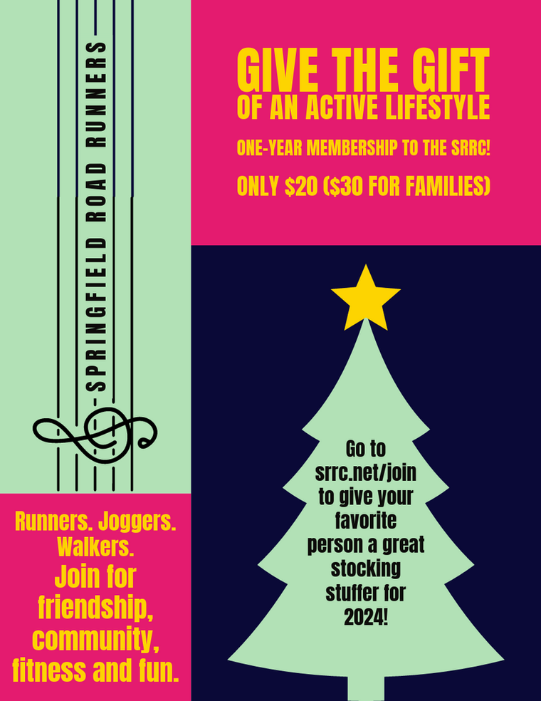 Give the runner in your life an SRRC membership or have a loved one gift it to you!