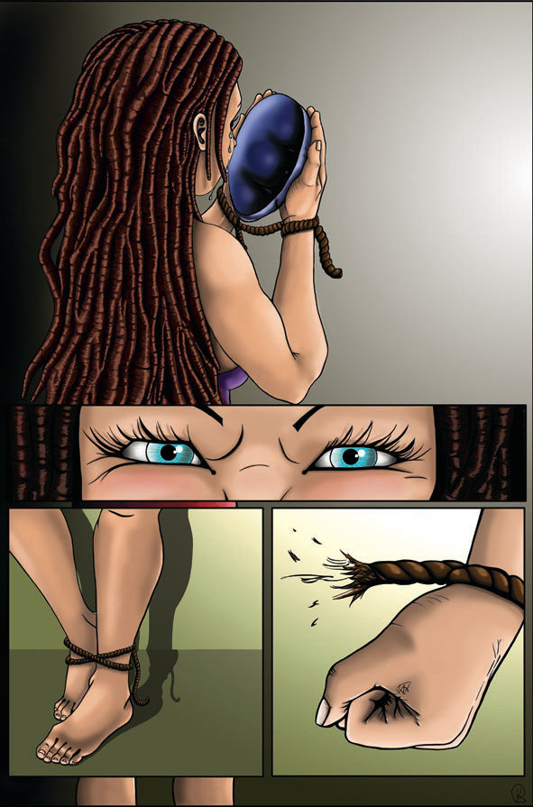 Don't be afraid to stay true to yourself ... GET MAAAD and break free .. GGGRRRRR! Image by yours truly :-)