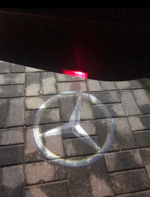 Miniature : Led de porte Mercedes (plusieurs logo)