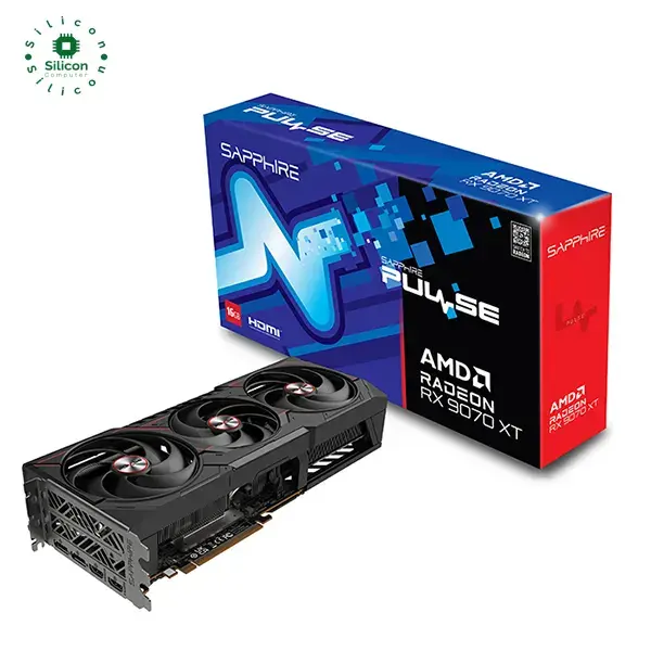 Sapphire PULSE AMD Radeon RX 9070XT 16GB GDDR6 RDNA 4 Boost Clock Up to 2970 MHz