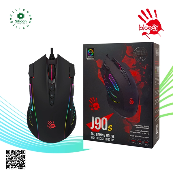 Bloody RGB J90s Activated Mouse Gaming