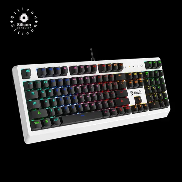 Thumbnail: Bloody RGB Mechanical KeyBoard B810RC White