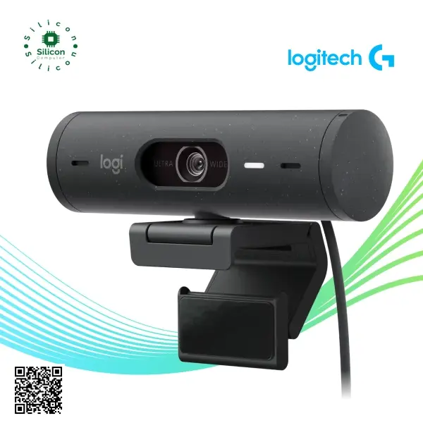 LOGITECH Brio 500 HD Webcam - GRAPHITE - USB