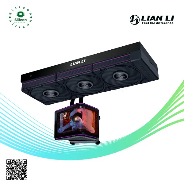 LIAN LI HydroShift II OLED Curved (Black, with Uni Fan P 28 V 2)
