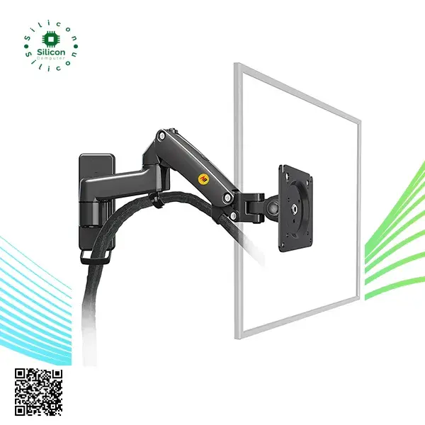 NB F150 Monitor Wall Mount Stand Single Monitor Arm - Adjustable