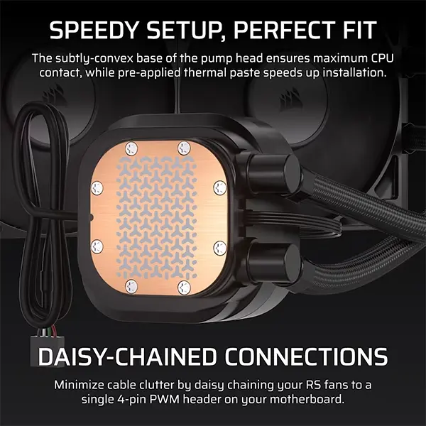 Thumbnail: CORSAIR NAUTILUS 360 RS LCD Liquid CPU Cooler Black