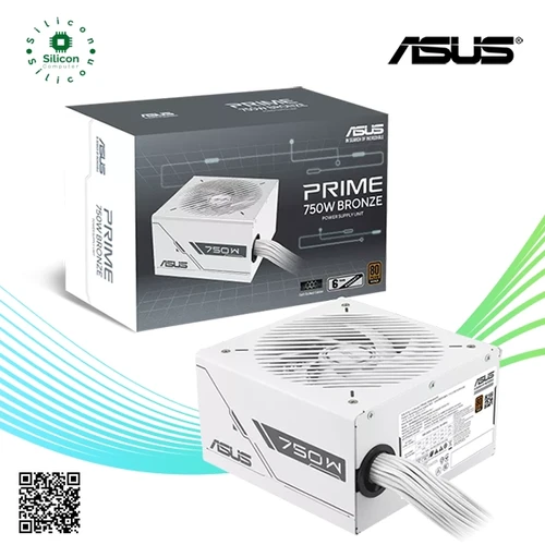 مزود طاقة اسوس Prime 750W Bronze الإصدار الأبيض