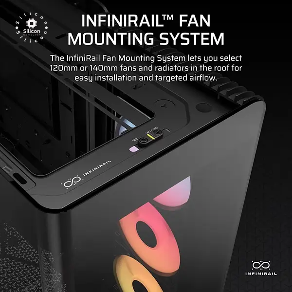 CORSAIR FRAME 4500X RS-R ARGB Panoramic Glass Mid-Tower PC Case