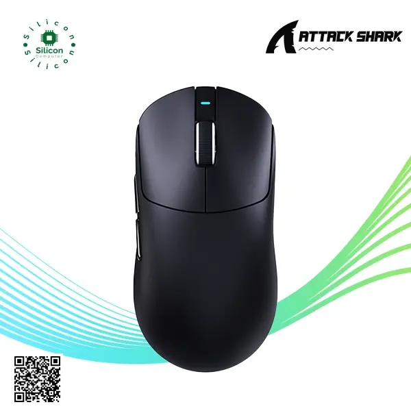 ATTACK SHARK X8PLUS Tri-mode Lightweight Wireless Gaming Mouse