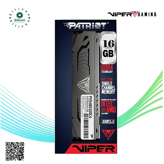PATRIOT VIPER Steel 16GB DDR4 3200MHz CL16 PVS416G320C6 | Silicon