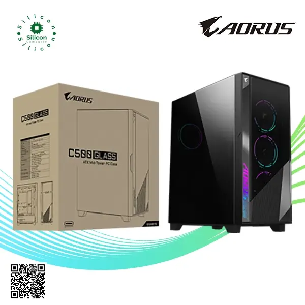 الصورة المصغرة: AORUS C500 GLASS Mid Tower GAMING CASE