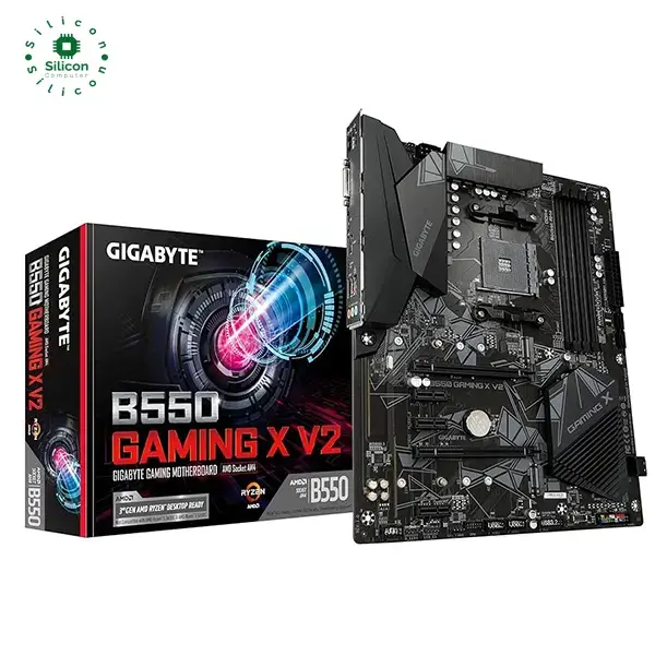 GIGABYTE AMD B550 Gaming Motherboard AM4 PCIe 4.0 x16 Type-C™, RGB FUSION 2.0