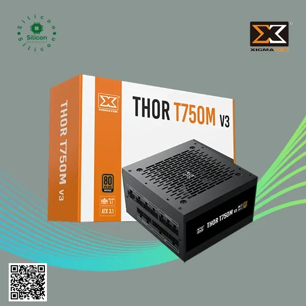Xigmatek Thor T750M V3 750W 80 Plus Bronze ATX 3.1 PCI E 5.1 Full Modular