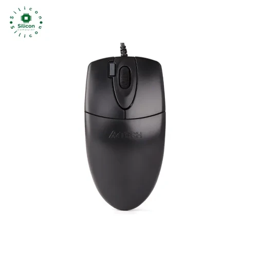 A4Tech OP-620DS Wired Optical Mouse - Silent Clicks -1200 DPI - USB - 4 Buttons
