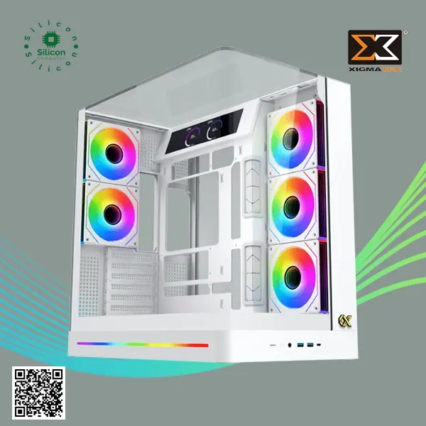 Xigmatek Pano II LCD Arctic Type C 8 Fan ARGB