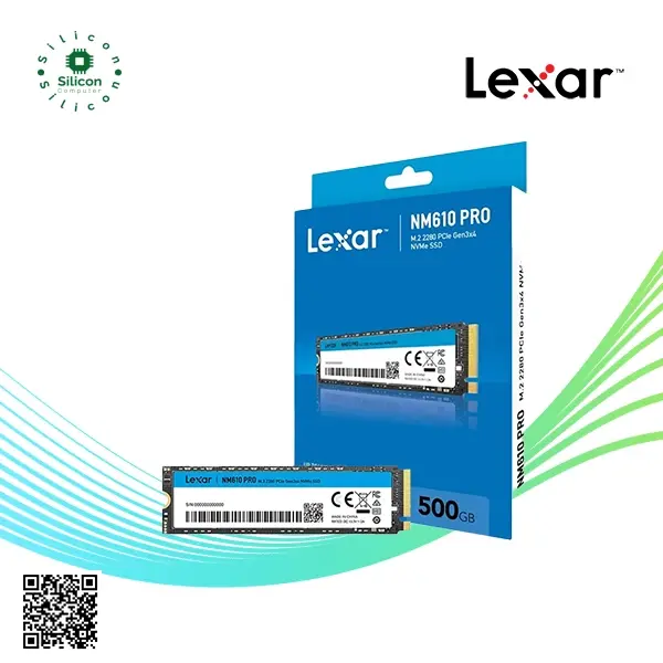 Lexar NM610PRO 500GB M.2 2280 PCIe Gen3x4 NVMe SSD
