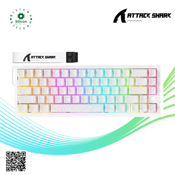 ATTACK SHARK X68MAX HE (Contour White)