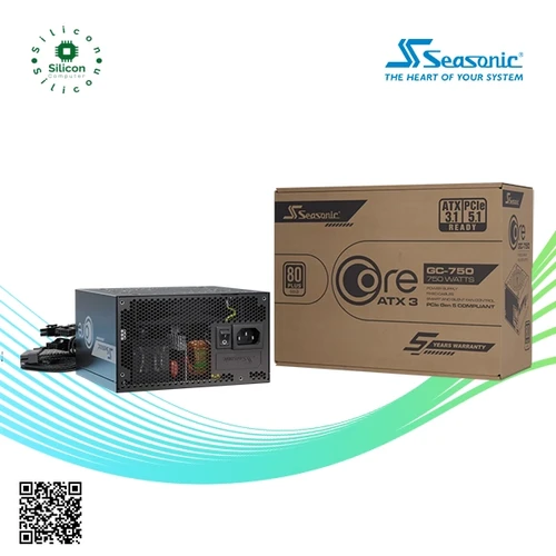 Seasonic Core GC-750 750W ATX3.1 80 Plus Gold Braided Cables