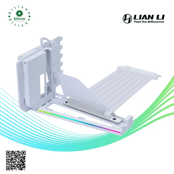 Lian Li 4 Slots Vertical GPU Kit VG4v4 (White)