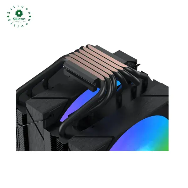 Thumbnail: XIGMATEK AK6 Dual Digital 240W TDP 6 Heat Pipes 120mm ARGB PWM Fan 28dBA 78 CFM