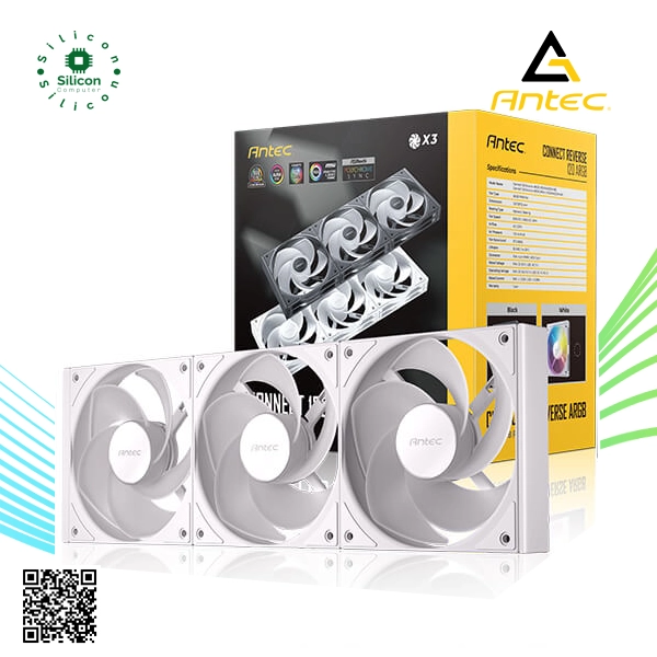 ANTEC Connect 120 Reverse ARGB Kit PWM 3*120M
