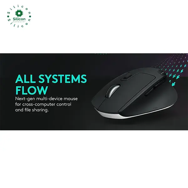 Logitech M720 Triathlon Multi-Device Wireless Mouse Black