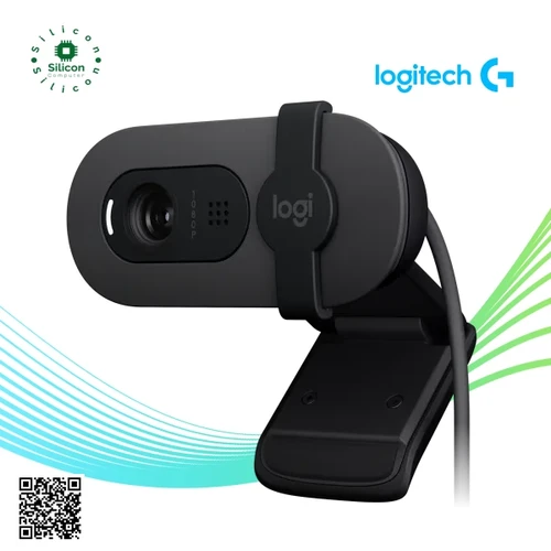 LOGITECH Brio 100 Full HD Webcam - GRAPHITE - USB-