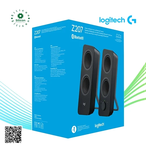 Logitech Z207 Bluetooth Computer Speakers - BLACK