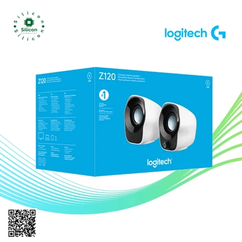 Logitech Stereo Speakers Z120 - WHITE - USB