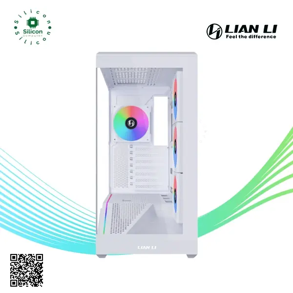 Thumbnail: Lian Li Vector V100R BTF 4 Fan ARGB Type-C White Mid Tower Gaming Case