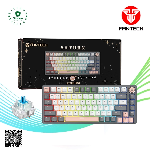 FANTECH PRO83 MK913 WIRELESS MECHANICAL KEYBOARD Saturn (Blue)