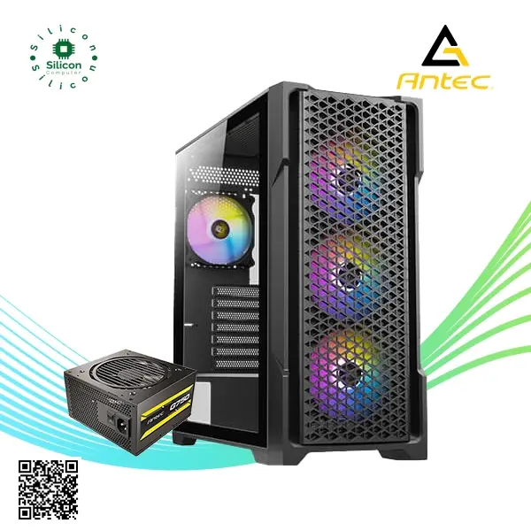 Case Antec AX90 4Fan 120M ARGB + PSU Antec Atom G750 Gold SEMI-MODULAR