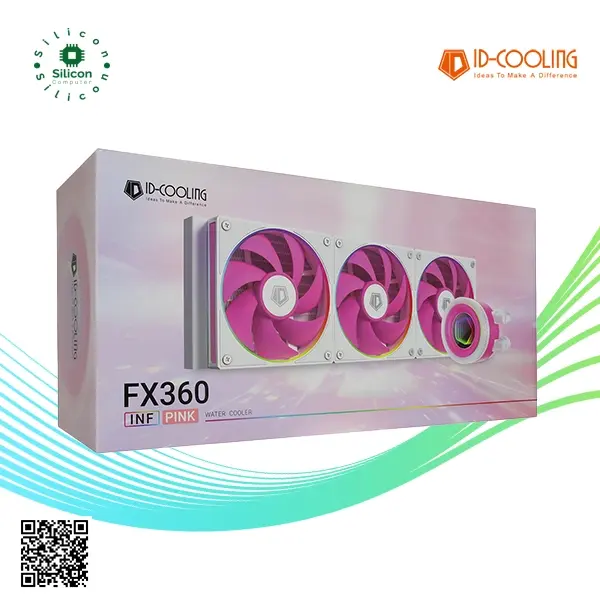 ID-COOLING FX360 INF Gen 7 Pump ARGB Pink AIO Liquid Cpu Cooler