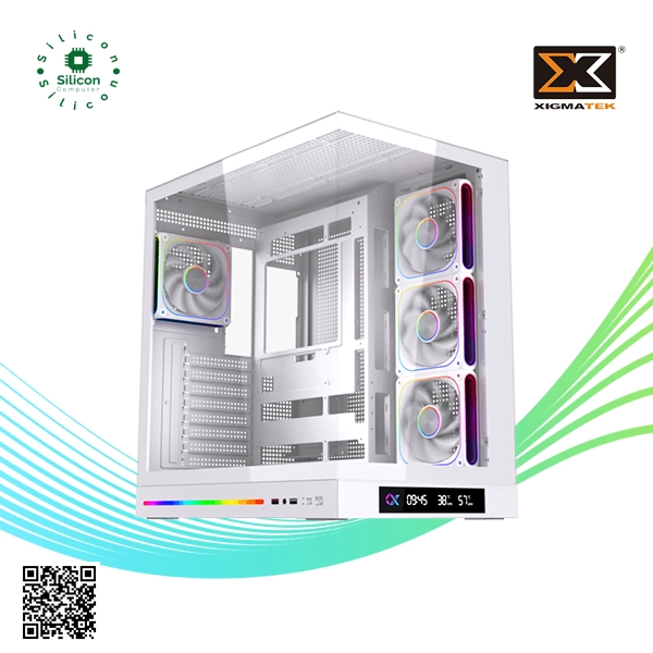 XIGMATEK Cloud DGT Arctic Digital LCD BTF